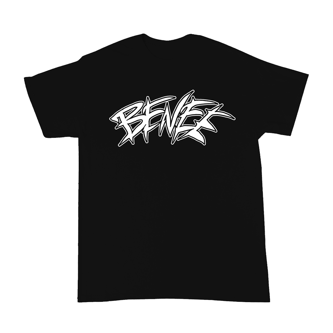 Black Benee Logo Print T-Shirt